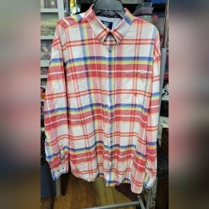 Twenty X Plaid Button-Up Long Sleeve XXL Single Pocket Shirt